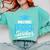 Master's Degree Graduation Masters Degree Survivor Comfort Colors Sweatshirt Chalky Mint