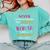 Masters Degree Graduation MPH Social Work Comfort Colors Sweatshirt Chalky Mint