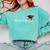 Masters Graduation My Daughter Mastered It T-Shirt Comfort Colors Sweatshirt Chalky Mint