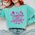 Masters Graduation Educated Latina Chingona Con Diploma Comfort Colors Sweatshirt Chalky Mint