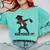 Masters Graduation Mastered It Dabbing Man Tee Comfort Colors Sweatshirt Chalky Mint