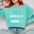 Masters Of Social Work Loading MSW Graduation Future Social Comfort Colors Sweatshirt Chalky Mint