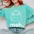 Meh Shirt Teacher Idea College Geek Graduation Tshirt Comfort Colors Sweatshirt Chalky Mint