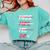 Miss Mrs Ms Dr Doctorate Graduation Comfort Colors Sweatshirt Chalky Mint