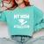 My Mom Mastered It Masters Degree Graduation Women MBA Comfort Colors Sweatshirt Chalky Mint