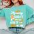 My Mommy Did It And She Did It For Me Graduation Diploma Comfort Colors Sweatshirt Chalky Mint