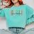 Mother Baby Nurse Postpartum Mom Baby Nursing Graduation Comfort Colors Sweatshirt Chalky Mint