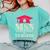 Msn Master Of Science In Nursing College Graduation Premium Tri-Blend Comfort Colors Sweatshirt Chalky Mint