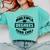 Multiple Degrees Zero Chill College Graduation Comfort Colors Sweatshirt Chalky Mint