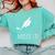 Nailed It Shirt Cute Graduation Grad Cap Comfort Colors Sweatshirt Chalky Mint