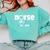 New Nurse Est 2019 Nursing School Graduation Comfort Colors Sweatshirt Chalky Mint