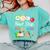 Next Stop Kindergarten Preschool Graduation 2025 Boy Girl Comfort Colors Sweatshirt Chalky Mint