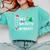 Nice Naughty Introvert Christmas List Santa Comfort Colors Sweatshirt Chalky Mint