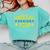 Night Wrestling Senior 2026 Graduation Comfort Colors Sweatshirt Chalky Mint