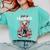 Not A Hugger Teddy Bear Antisocial Introvert Comfort Colors Sweatshirt Chalky Mint