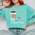 Nurse Life Graphic Nursing School Graduation Comfort Colors Sweatshirt Chalky Mint