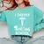 Nursing School Graduation Shirt I Survived RN Gift Comfort Colors Sweatshirt Chalky Mint