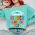 I Officially Graduated Kindergarten Graduation 2024 Comfort Colors Sweatshirt Chalky Mint