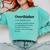 Overthinker Definition Anxiety Introvert Personality Comfort Colors Sweatshirt Chalky Mint