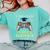 I Paused My Game To Graduate Class Of 2023 Gamer Graduation Comfort Colors Sweatshirt Chalky Mint