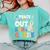Peace Out 5th Grade Fifth Grade Graduation T-Shirt Comfort Colors Sweatshirt Chalky Mint