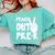 Peace Out Pre-K Great Class Of 2019 Graduation T-Shirt Comfort Colors Sweatshirt Chalky Mint