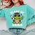 Peace Sign Hand Turtle Class Of 2026 Graduation Comfort Colors Sweatshirt Chalky Mint