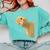 Peking Duck Peeking Chef Graduation Farm Duck Lover Comfort Colors Sweatshirt Chalky Mint