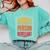 People Person Repellant Introvert Premium Comfort Colors Sweatshirt Chalky Mint