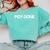 PGY Done Medical Training Residency Graduation Comfort Colors Sweatshirt Chalky Mint