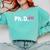 Ph Diva Women Dissertation Doctoral Degree Graduation PhD Comfort Colors Sweatshirt Chalky Mint