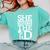 PhD Doctorate Husband Boyfriend PhD Graduation Comfort Colors Sweatshirt Chalky Mint