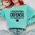 PhD Graduation Dissertation Defense Survivor PhD Comfort Colors Sweatshirt Chalky Mint