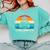 PhD Level Complete Graduation Doctorate In Philosophy Comfort Colors Sweatshirt Chalky Mint