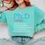PhD PHD Student Definition Sarcastic Graduation Comfort Colors Sweatshirt Chalky Mint