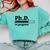 PhD In Progress Graduation Progress Bar Shirt Comfort Colors Sweatshirt Chalky Mint