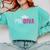 PhDiva PHD Student Graduation Degree Med Law School Comfort Colors Sweatshirt Chalky Mint