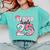 Pink Coquette Bow Senior 2025 Back To School Graduation Girl Comfort Colors Sweatshirt Chalky Mint