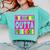 Pink STRAIGHT OUTTA Preschool PRE-K Graduation Comfort Colors Sweatshirt Chalky Mint