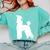 Poodle Graduation Dog Graduate Comfort Colors Sweatshirt Chalky Mint