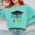 Pre-K -12th Grade Hand Prints Space Graduation Class Of 2037 Comfort Colors Sweatshirt Chalky Mint