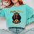 Pretty Educated African American Graduation Class 2024 Comfort Colors Sweatshirt Chalky Mint