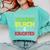 Proud African American Educated Graduation Comfort Colors Sweatshirt Chalky Mint