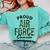 Proud Air Force Cousin Deployment Homecoming Graduation USAF Comfort Colors Sweatshirt Chalky Mint