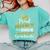 Proud Aunt Of 5th Grade Graduate 2025 Elementary Graduation Comfort Colors Sweatshirt Chalky Mint