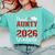 Proud Aunty Of a Class Of 2026 Graduate Senior Graduation Comfort Colors Sweatshirt Chalky Mint