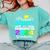 Proud Aunty Of Kindergarten Graduate 2024 Graduation Aunty Comfort Colors Sweatshirt Chalky Mint