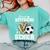Proud Boyfriend Of A 2026 Senior Soccer Graduation Leopard Comfort Colors Sweatshirt Chalky Mint