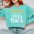 Proud Brother Of a 2021 Senior Shirt Graduation Comfort Colors Sweatshirt Chalky Mint