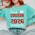 Proud Cousin Of a Class Of 2026 Graduate Senior Graduation Comfort Colors Sweatshirt Chalky Mint